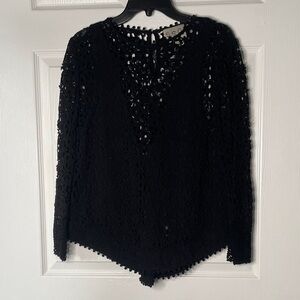 Sea New York Floral Lace Long Sleeve Top